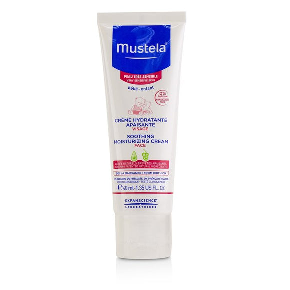 Mustela Soothing Moisturizing Cream For Face - For Very Sensitive Skin 40ml/1.35oz