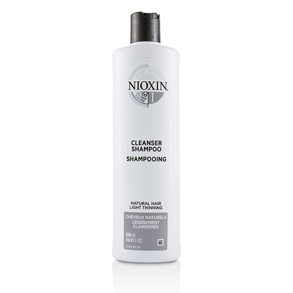 Nioxin Derma Purifying System 1 Cleanser Shampoo (Natural Hair, Light Thinning) 500ml/16.9oz