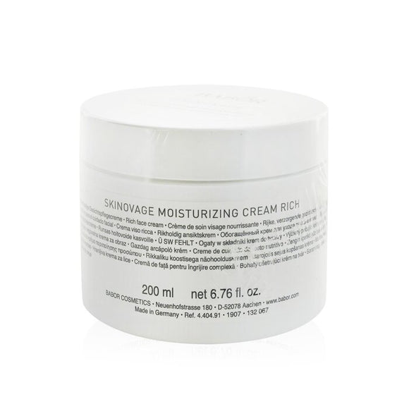 Babor Skinovage Moisturizing Cream Rich (Salon Size) 200ml/6.7oz