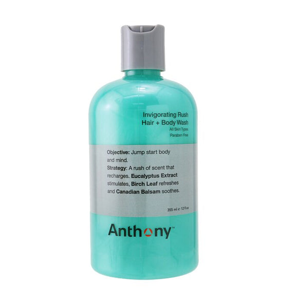 Anthony Invigorating Rush Hair & Body Wash (All Skin Types) 355ml/12oz