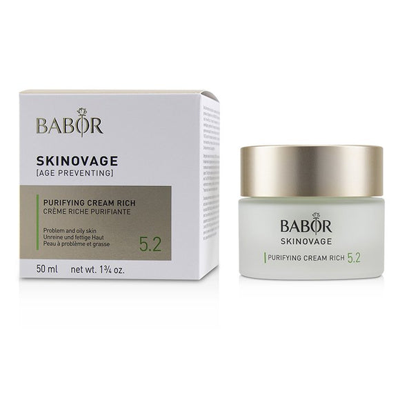 Babor Skinovage [Age Preventing] Purifying Cream Rich 5.2 - For Problem & Oily Skin 50ml/1.7oz