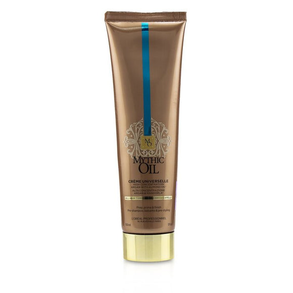 L'Oreal Professionnel Mythic Oil Cr챕me Universelle High Concentration Argan with Almond Oil (All Hair Types) 150ml/5oz