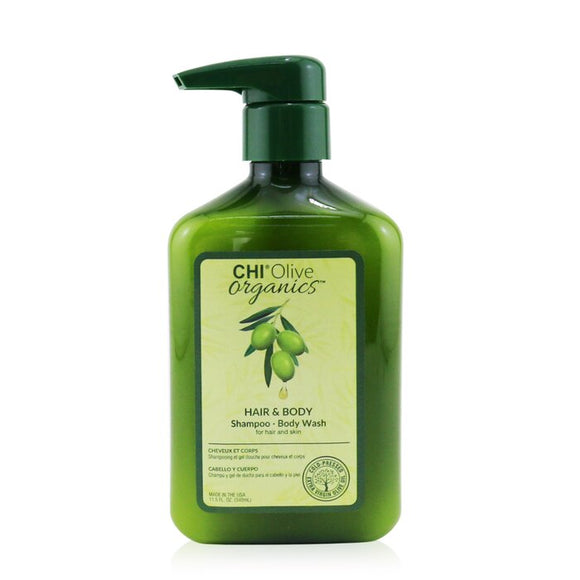 CHI Olive Organics Hair & Body Shampoo Body Wash (For Hair and Skin) 340ml/11.5oz