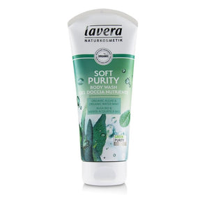 Lavera Body Wash - Soft Purity (Organic Algae &amp; Organic Water Mint) 200ml/6.6oz