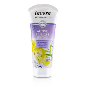 Lavera Body Wash - Active Touch (Organic Ginger &amp; Organic Matcha) 200ml/6.6oz