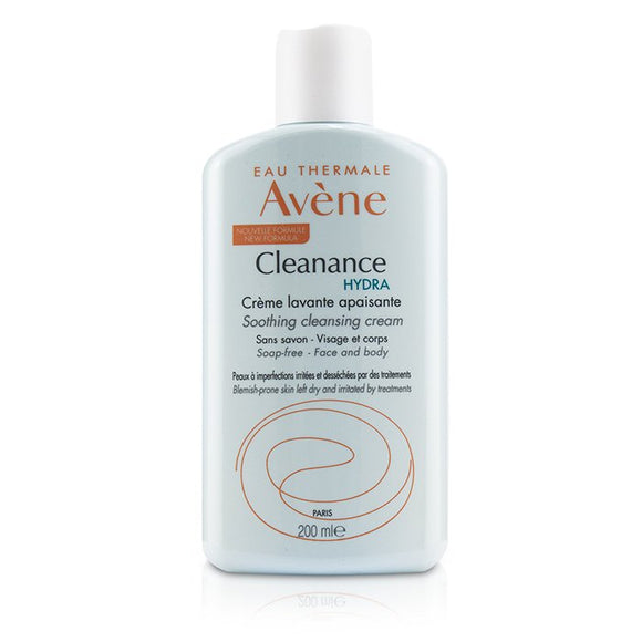 Avene Cleanance HYDRA Soothing Cleansing Cream - For Blemish-Prone Skin Left Dry & Irritated by Treatments 200ml/6.7oz