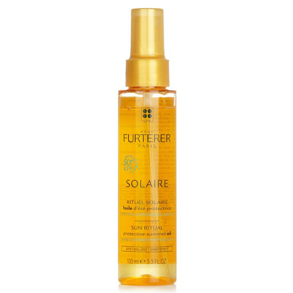 Rene Furterer Solaire Sun Ritual Protective Summer Oil - Shiny Effect (Hair Exposed To The Sun) 100ml/3.3oz