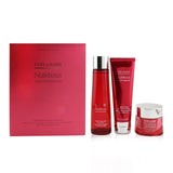 Estee Lauder Nutritious Super-Pomegranate Overnight Radiance Collection: Cleansing Foam 125ml+Lotion Intense Moist 200ml+Night Creme 50ml 3pcs