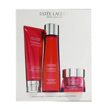 Estee Lauder Nutritious Super-Pomegranate Overnight Radiance Collection: Cleansing Foam 125ml+Lotion Intense Moist 200ml+Night Creme 50ml 3pcs