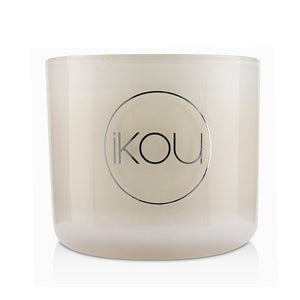 iKOU Essentials Aromatherapy Natural Wax Candle Glass - Joy (Australian White Flannel Flower) (2x2) inch