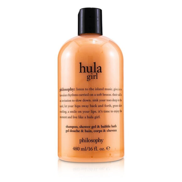 Philosophy Hula Girl Shampoo, Shower Gel & Bubble Bath 480ml/16oz