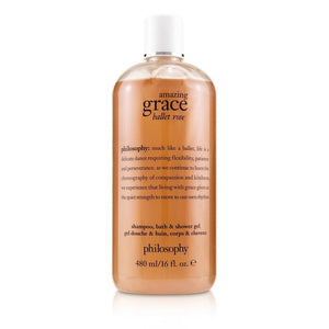 Philosophy Amazing Grace Ballet Rose Shampoo, Bath & Shower Gel 480ml/16oz
