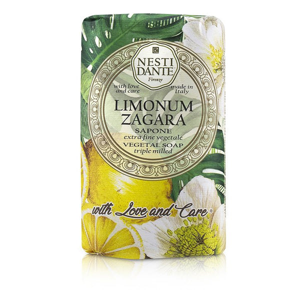 Nesti Dante Triple Milled Vegetal Soap With Love & Care - Limonum Zagara 250g/8.8oz