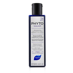 Phyto PhytoSquam Anti-Dandruff Purifying Maintenance Shampoo (Dandruff &amp; Oily Scalp) 250ml/8.45oz