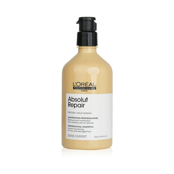 L'Oreal Professionnel Serie Expert - Absolut Repair Gold Quinoa Protein Instant Resurfacing Shampoo 500ml/16.9oz