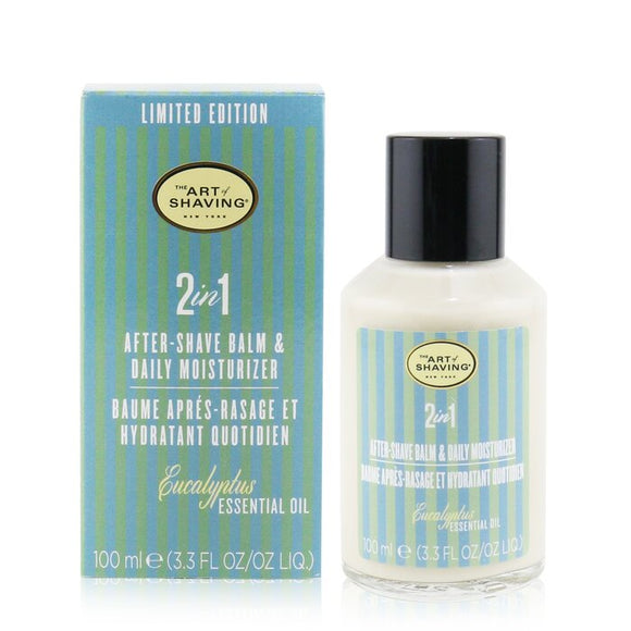 The Art Of Shaving 2 In 1 After-Shave Balm & Daily Moisturizer - Eucalyptus Essential Oil 100ml/3.3oz