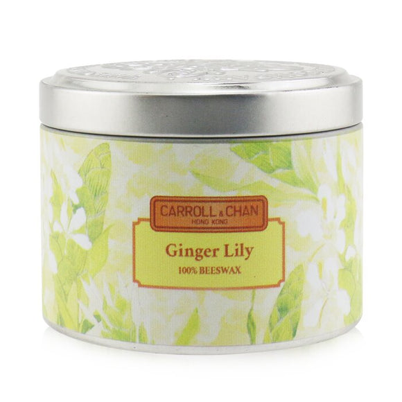 The Candle Company (Carroll & Chan) 100% Beeswax Tin Candle - Ginger Lily (8x6) cm