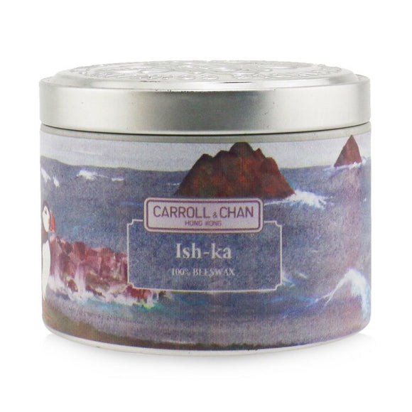 The Candle Company (Carroll & Chan) 100% Beeswax Tin Candle - Ish-Ka (8x6) cm
