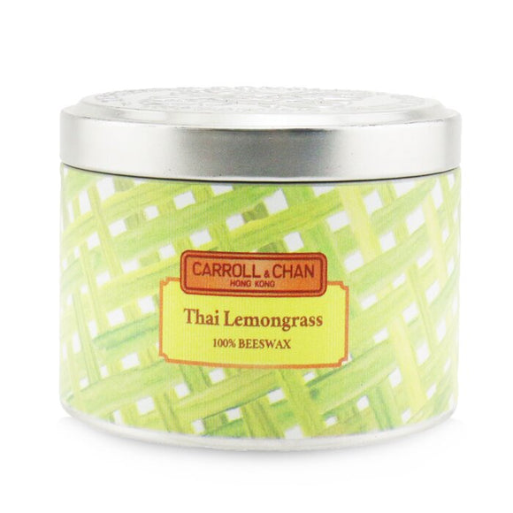 The Candle Company (Carroll & Chan) 100% Beeswax Tin Candle - Thai Lemongrass (8x6) cm