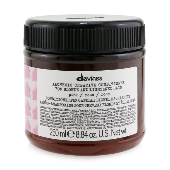 Davines Alchemic Creative Conditioner - Pink (For Blonde and Lightened Hair) 250ml/8.84oz