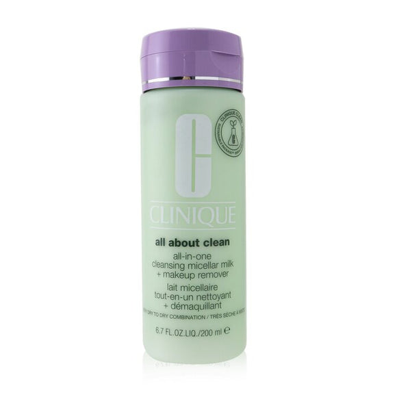 Clinique All about Clean All-In-One Cleansing Micellar Milk Makeup Remover - Very Dry to Dry Combination 200ml/6.7oz