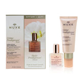Nuxe Nuxe Gift Set: Creme Prodigieuse Boost Multi-Correction Silky Cream 40ml + Huile Prodigieuse Florale Multi-Purpose Dry Oil 10ml 2pcs