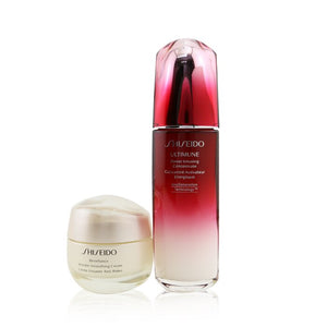 Shiseido Defend & Regenerate Power Wrinkle Smoothing Set: Ultimune Power Infusing Concentrate N 100ml + Benefiance Wrinkle Smoothing Cream 50ml 2pcs