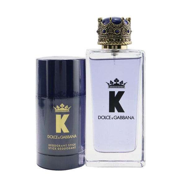 Dolce & Gabbana K Coffret: Eau De Toilette Spray 100ml/3.3oz + Deodorant Stick 75ml/2.6oz 2pcs