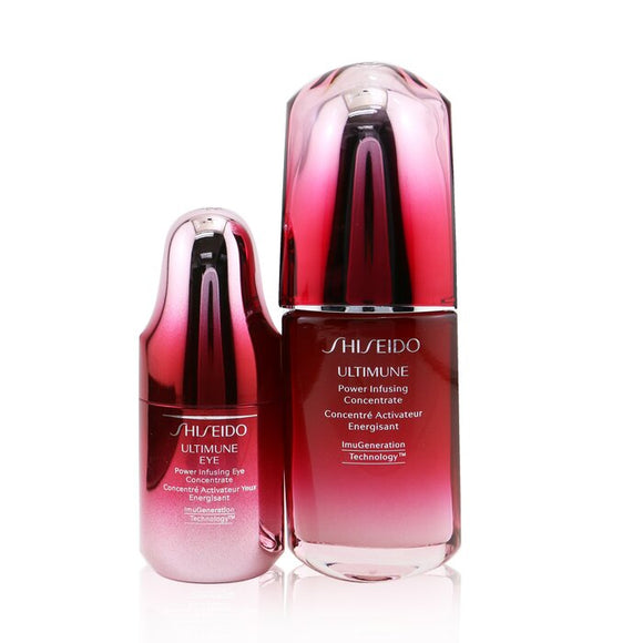 Shiseido Ultimune Power Infusing Set For Face & Eyes Set: Face Concentrate 50ml + Eye Concentrate 15ml 2pcs