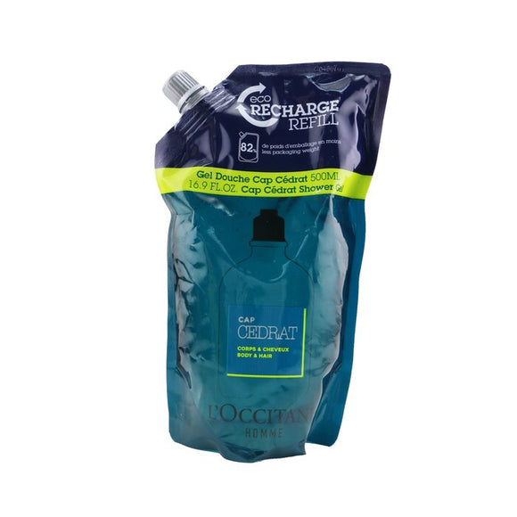 L'Occitane Cap Cedrat Shower Body & Hair Eco-Refill 500ml/1.69oz