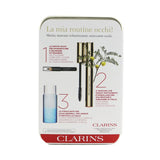 Clarins Mascara Supra Volume Set: Mascara 8ml + Instant Eye Make Up Remover 30ml + Mini Crayon Khol 3pcs