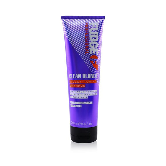 Fudge Clean Blonde Violet-Toning Shampoo (Removes Yellow Tones From Blonde Hair) 250ml/8.4oz