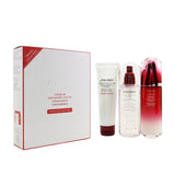 Shiseido Ultimune Defend Daily Care Set: Ultimune Power Infusing Concentrate 100ml + Clarifying Cleansing Foam 125ml + Treatment Softener Enriched 150ml 3pcs