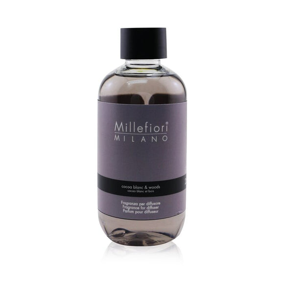 Millefiori Natural Fragrance Diffuser Refill - Cocoa Blanc & Woods 250ml/8.45oz