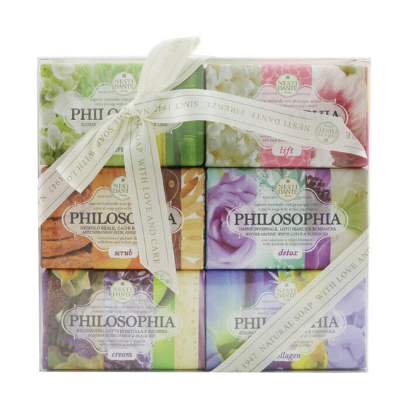 Nesti Dante Philosophia The Collection Soap Set: (Lift + Breeze + Detox + Scrub + Collagen + Cream) 6x 150g/5.3oz