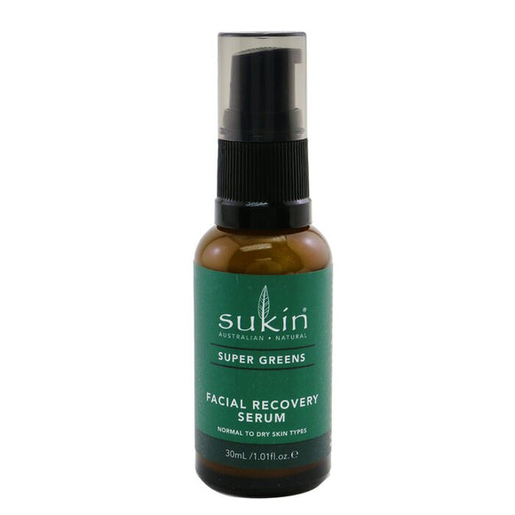 Sukin Super Greens Facial Recovery Serum (Normal To Dry Skin Types) 30ml/1.01oz
