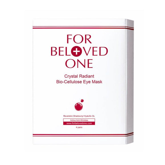 For Beloved One Crystal Radiant Bio-Cellulose Eye Mask 4pairs