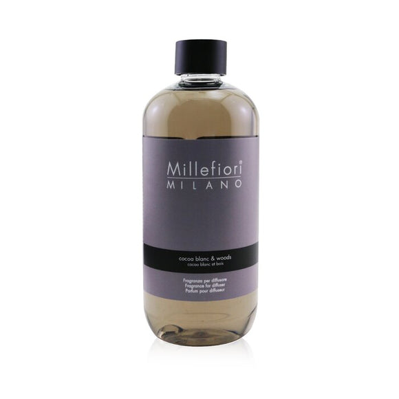 Millefiori Natural Fragrance Diffuser Refill - Cocoa Blanc & Woods 500ml/16.9oz