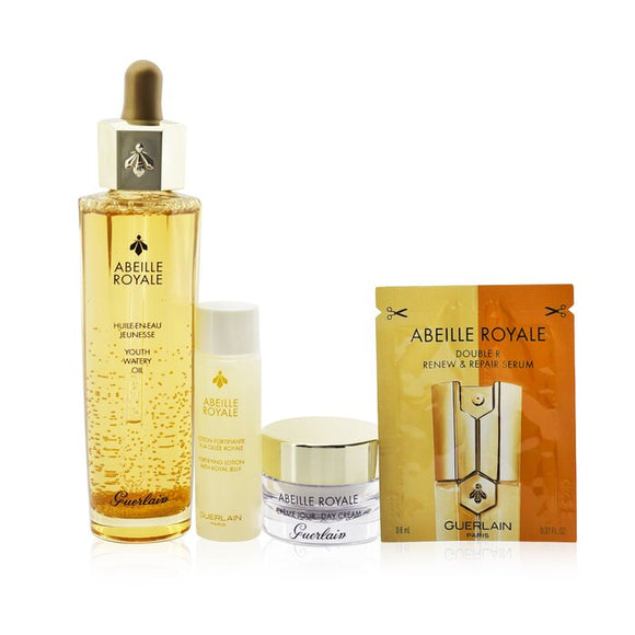 Guerlain Abeille Royale Age-Defying Programme: Youth Watery Oil 50ml + Fortifying Lotion 15ml + Double R Serum 8x0.6ml + Day Cream 7ml 11pcs