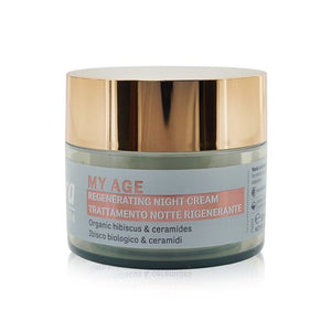 Lavera My Age Regenerating Night Cream With Organic Hibiscus &amp; Ceramides - For Mature Skin 50ml/1.8oz