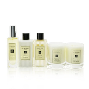 Jo Malone House Of Jo Malone Coffret: Lime Basil &amp; Mandarin Cologne Spray + Peony &amp; Blush Suede Body &amp; Hand Wash + Blackberry Bay Body &amp; Hand Lotion + English Pear &amp; Freesia Scented Candle + Pomegranate Noir Scented Candle 5pcs
