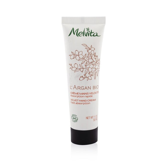 Melvita L'Argan Bio Velvet Hand Cream - Fast Absorption 30ml/1oz