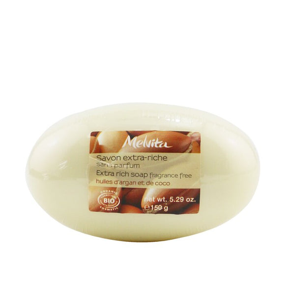 Melvita Extra Rich Soap With Argan Oil - Fragrance Free 150ml/5.29oz
