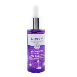 Lavera Re-Energizing Sleeping Oil Elixir - With Organic Grape &amp; Vitamin E 30ml/1.1oz
