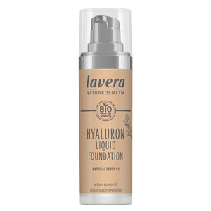 Lavera Hyaluron Liquid Foundation - 01 Natural Ivory 30ml/1oz