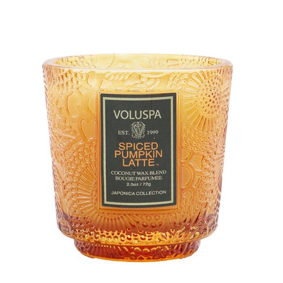 Voluspa Petite Pedestal Candle - Spiced Pumpkin Latte 72g/2.5oz
