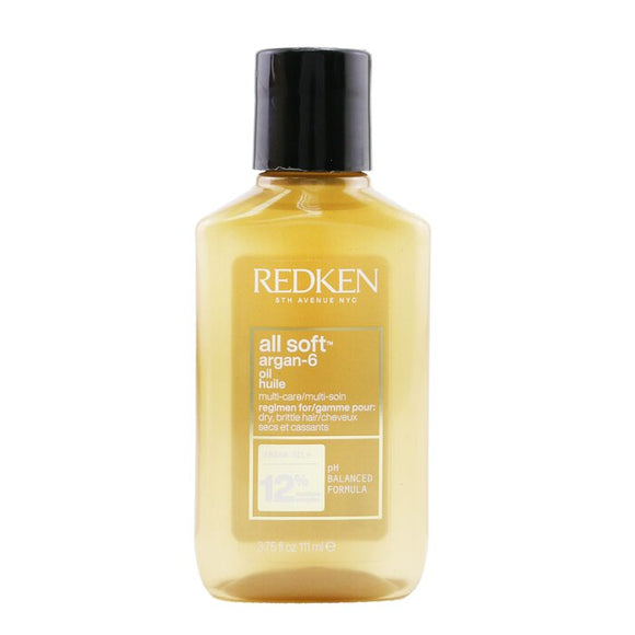 Redken All Soft Argan-6 Oil (For Dry, Brittle Hair) 111ml/3.75oz