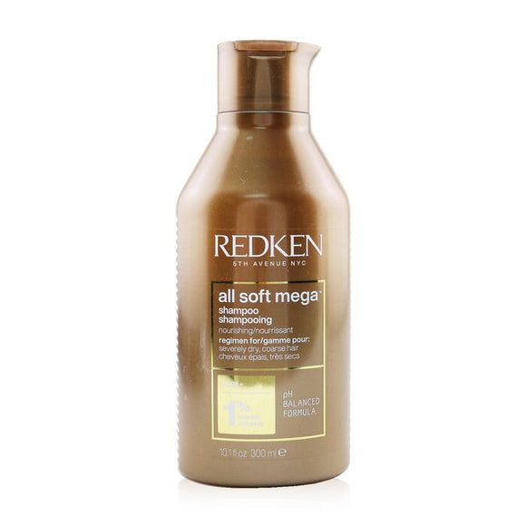 Redken All Soft Mega Shampoo (For Severely Dry/ Coarse Hair) 300ml/10.1oz