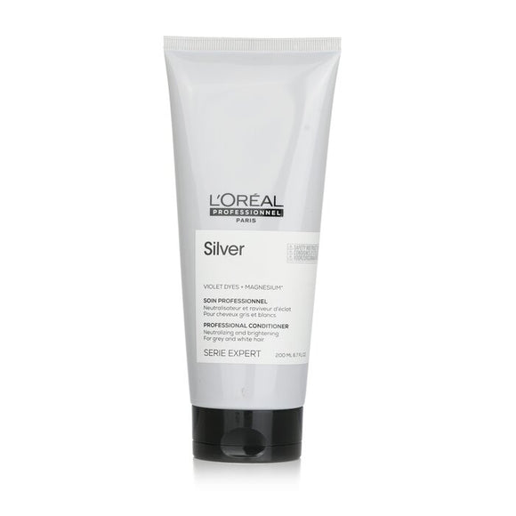 L'Oreal Professionnel Serie Expert - Silver Violet Dyes Magnesium Neutralising and Brightening Conditioner (For Grey and White Hair) 200ml/6.7oz