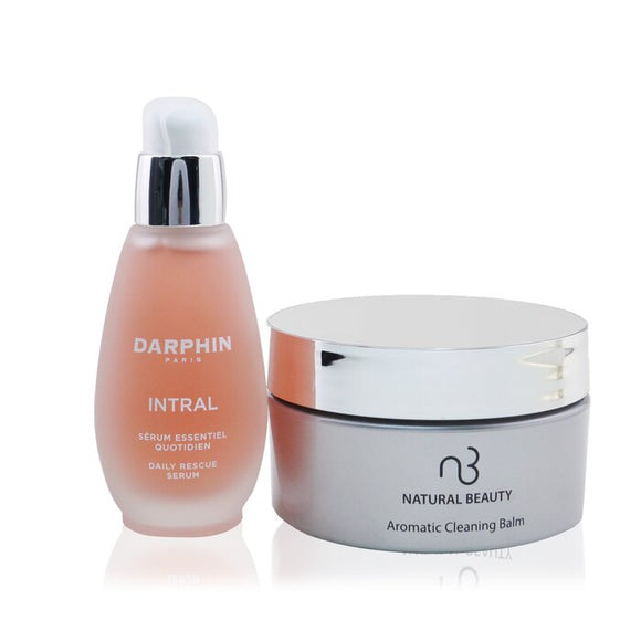 Darphin Intral Daily Rescue Serum 50ml (Free: Natural Beauty Aromatic Cleaning Balm 125g) 2pcs